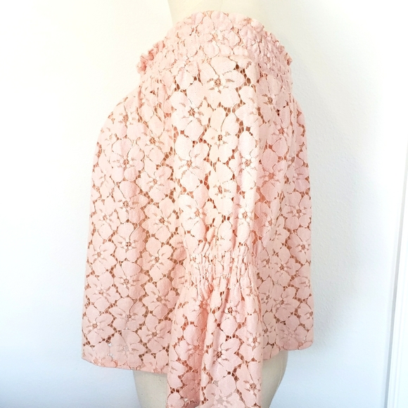 Active USA Cropped Lace Top -- NWOT - Picture 2 of 10